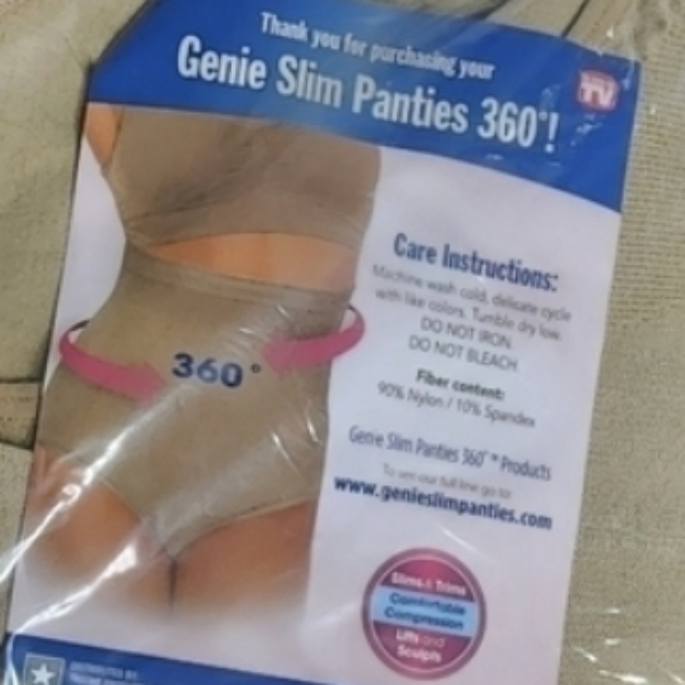 💥4 For $20💥Genie Slim Panties 360 Nude XL 1X